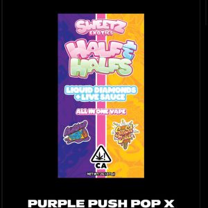 Half & Halfs 2G Disposable | Purple Push Pop x Sunset Zerbet