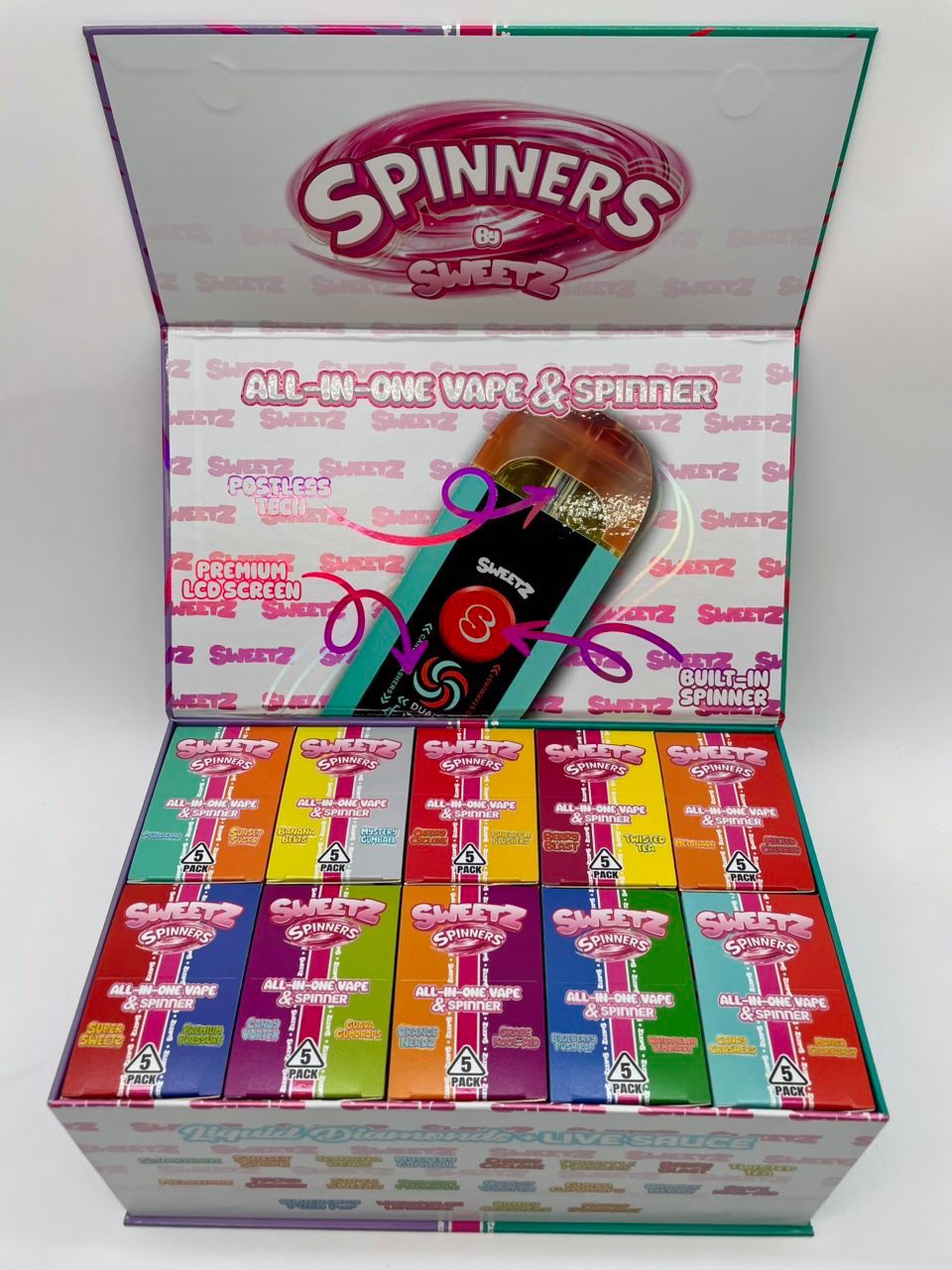 SWEETZ SPINNERS 2G DISPOSABLE